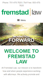Mobile Screenshot of fremstadlaw.com